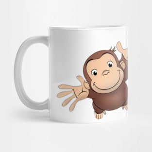 Curious George wants to be picked up Mug